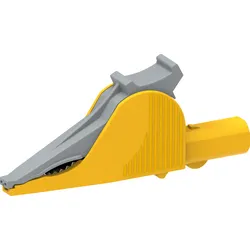 PJP 5066-IEC-GE - Krokodilklemme, 4 mm, gelb