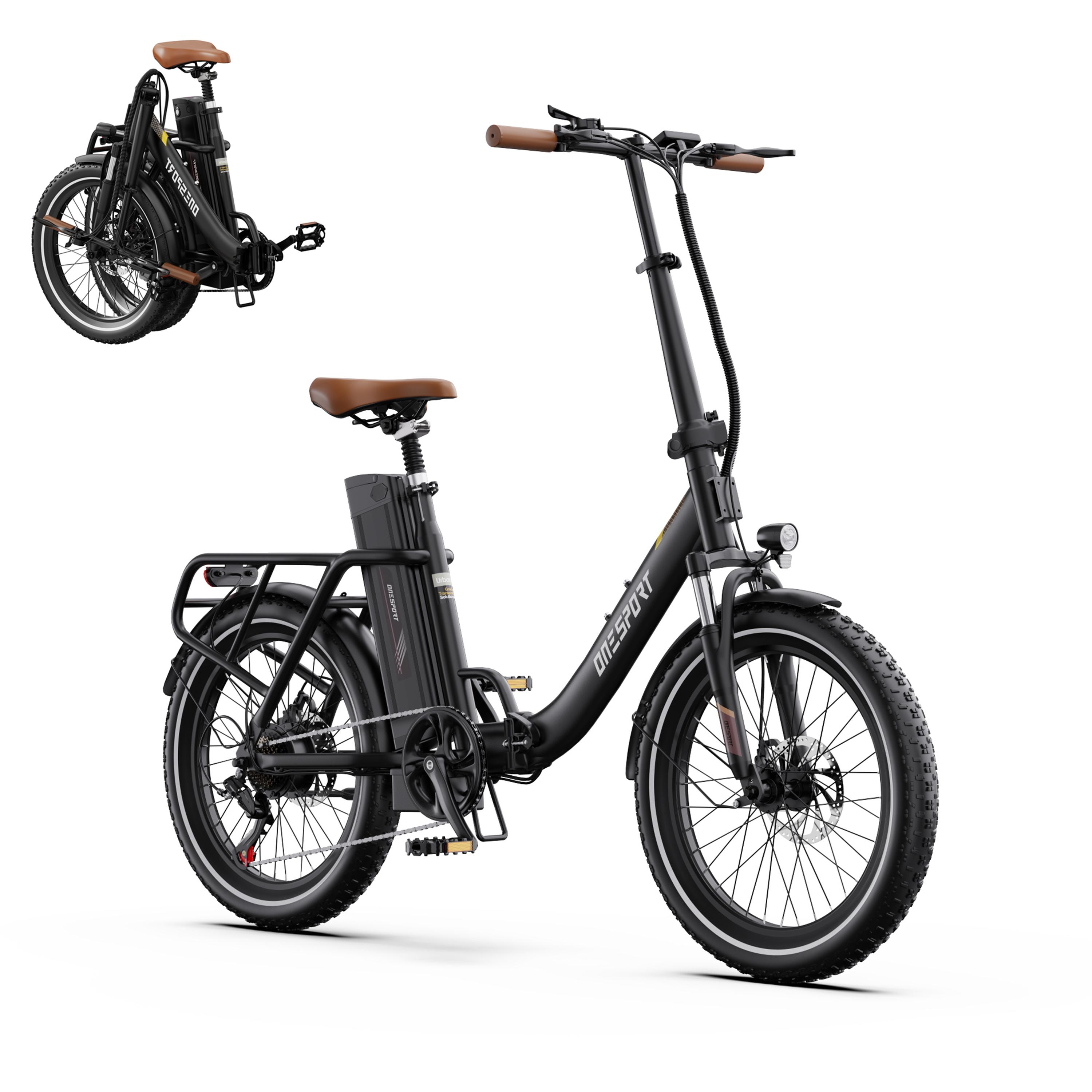 Onesport 20" Elektrofahrrad, Pedelec,ebike 48V/17Ah Lithium-Akku,25km/h