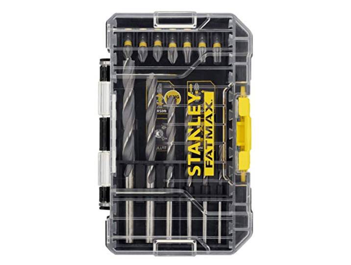Stanley STA88554-XJ Slagmoerbitset en Stanley FATMAX® metaalboor 19-delig