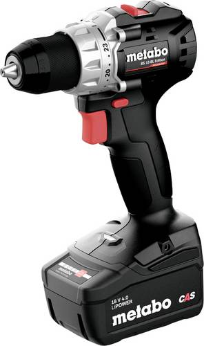 Metabo 613159900 Akku-Bohrschrauber 18 V 4 Ah Li-Ion inkl. Akku, inkl. Ladegerät