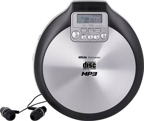 Silva Schneider MCD 50 Tragbarer CD-Player CD, CD-R, CD-RW, MP3 Schwarz