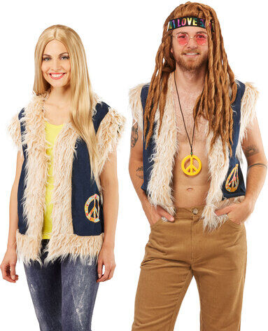 buttinette Hippie-Jeansweste unisex