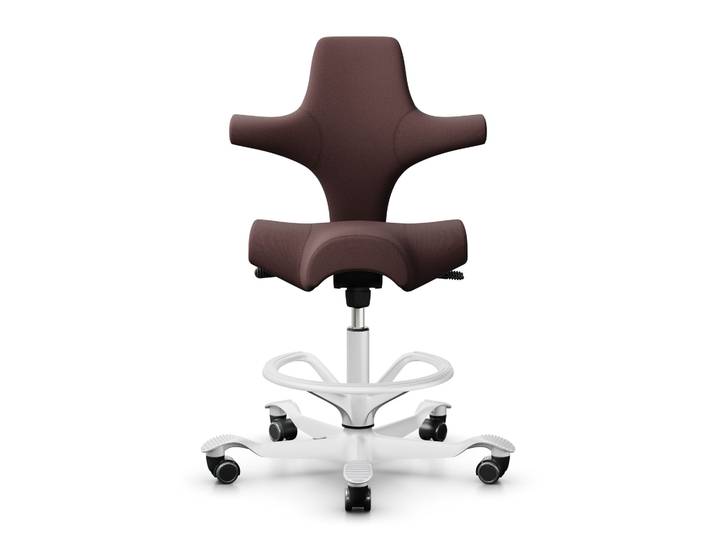 Counter stool HAG Capisco 8106, Brown/White, New, Bar stool - Practical & comfortable