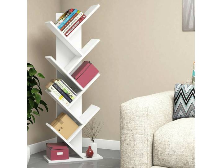 Etagère blanche forme arbre - style design MARFA