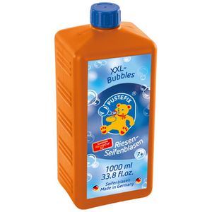 PUSTEFIX Seifenblasen-Flüssigkeit XXL-Bubbles, 1L, Nachfüllflasche, Fertigmischung