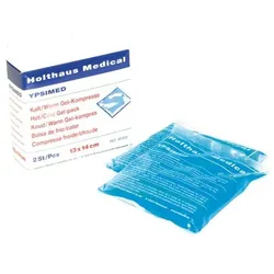 Holthaus Medical 2er-Pack Kalt-/Warm-Kompressen »YPSIMED« blau, 13x14 cm
