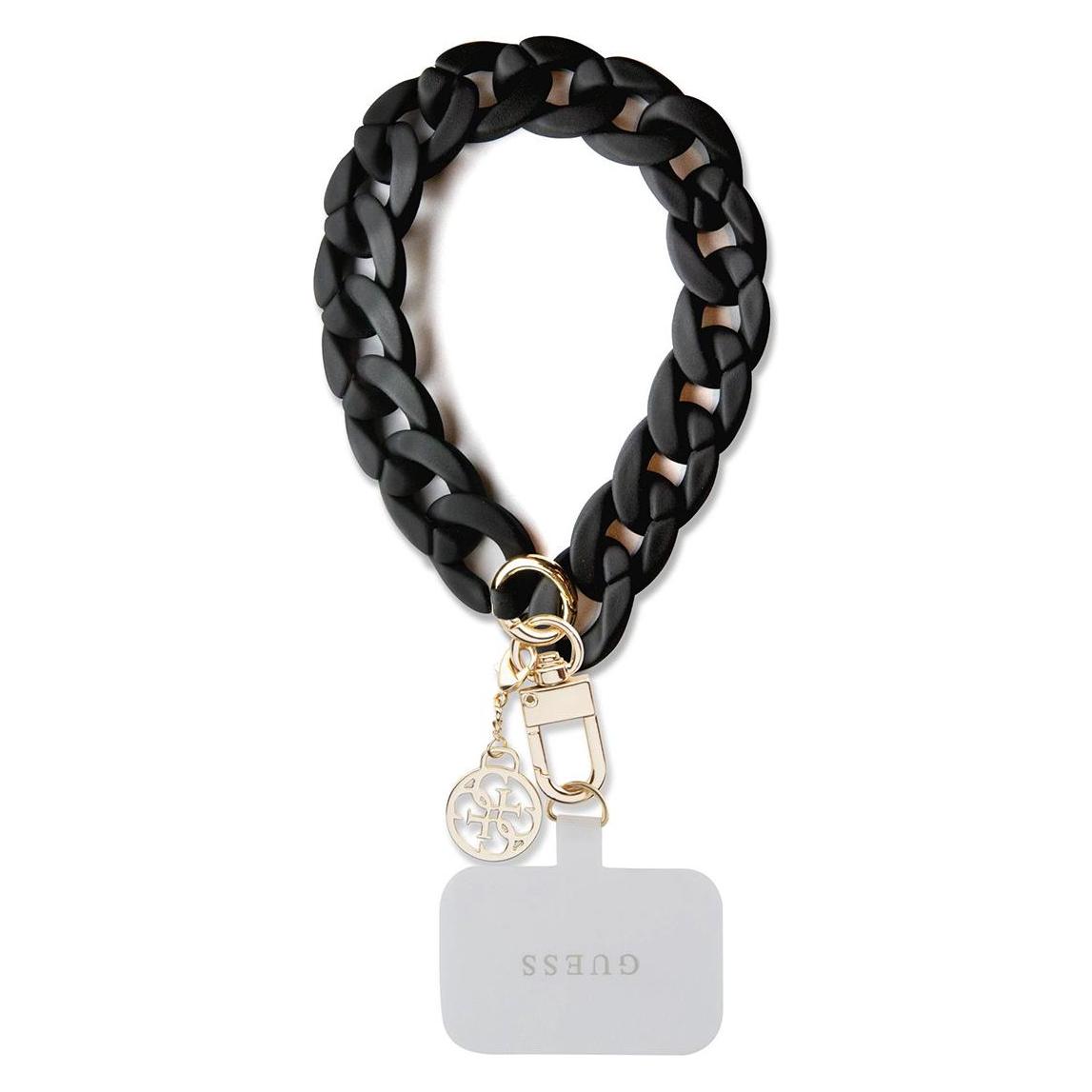 Guess GUOUCBMC4MK Universal Big Hand Strap czarny/black Acrylic 4G Charm (GUE002948-0)