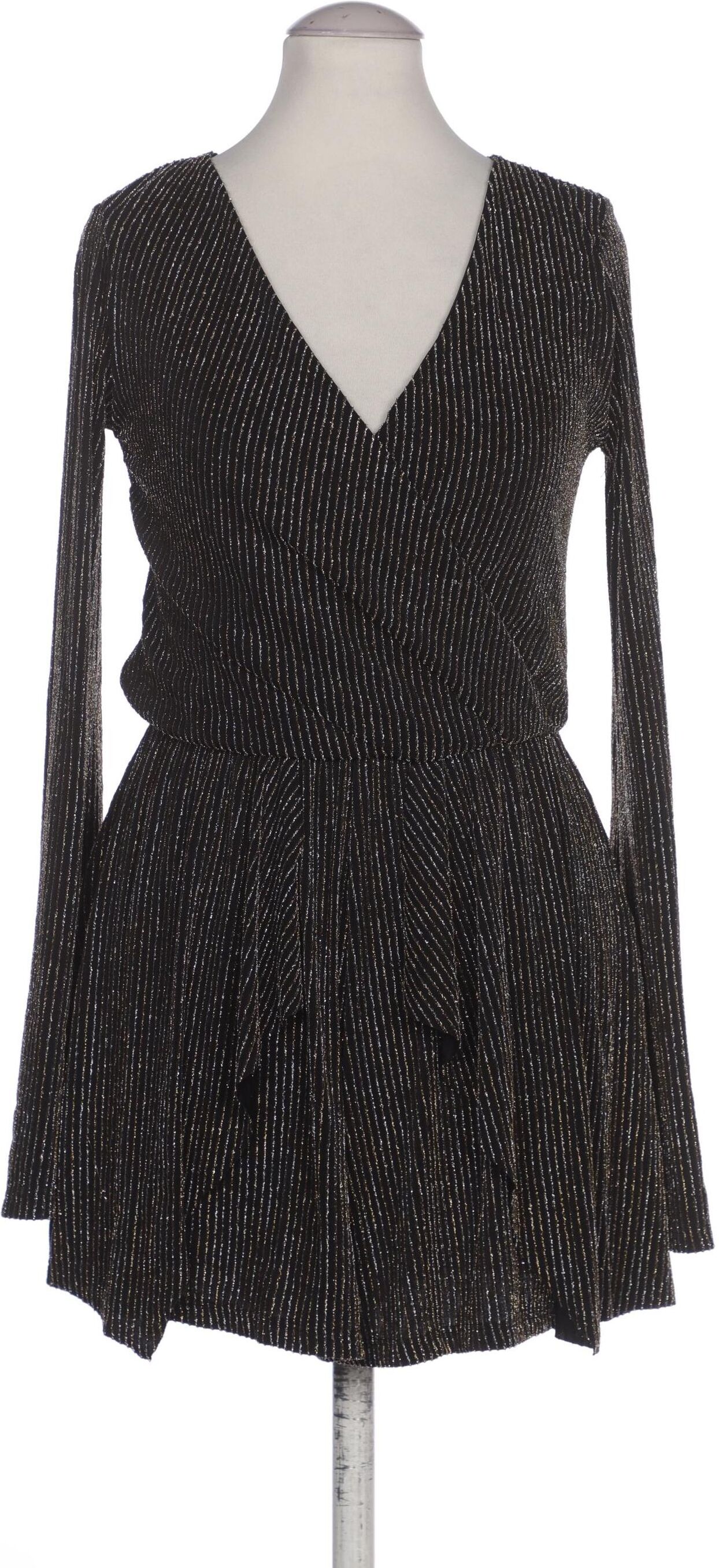 Topshop Damen Overall oder Jumpsuit, Schwarz, Gr. EU 36, Synthetik / Elasthan - Second Hand