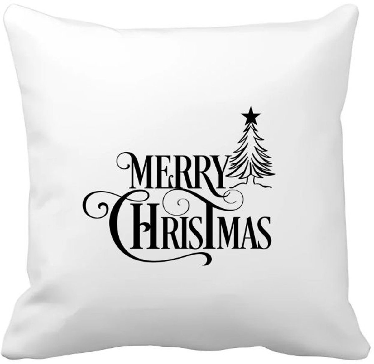 Akyol Kerst Kussenhoes Merry Christmas - 40 x 40 cm