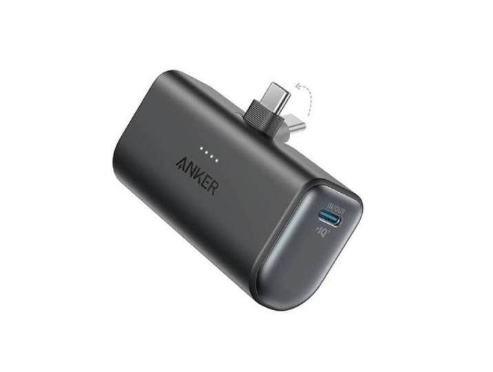 Anker Nano Power Bank (22.5W Built-In USB-C Connector) Black Powerbank Zwart