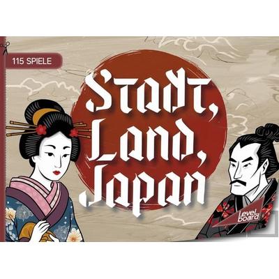 Stadt, Land, Japan - 115 Spielblöcke, Taschenbuch von LevelBoard Spiele, LevelBoard Spiele, 978-3-693-19761-5