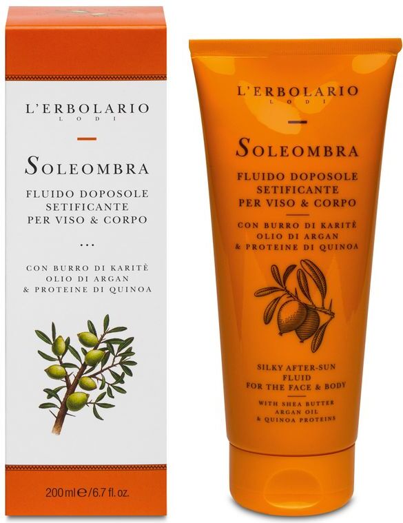 L'Erbolario Soleombra Fluido Doposole Setificante Viso & Corpo 200 ML