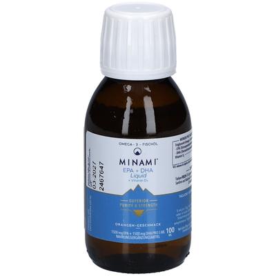 Minami Epa+Dha Liquid Glasfl 100 ml Liquidum
