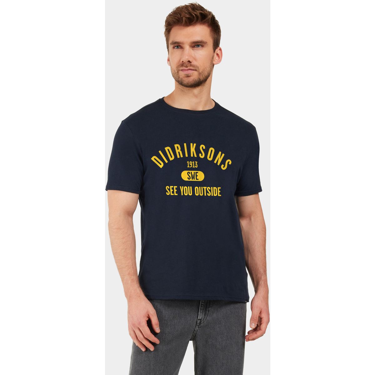 Didriksons Harald USX T-sh COL dark night blue (999) L 505981999006