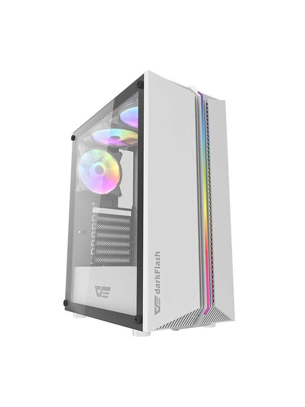 Darkflash DK151 LED with 3 fans (white) - Gehäuse