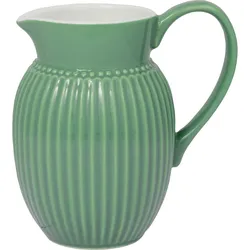 GreenGate Krug aus Steingut Alice, dusty green 0,5L
