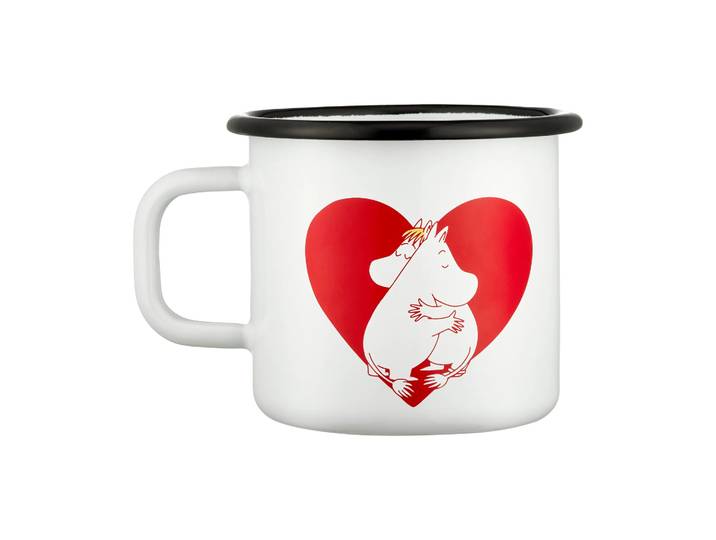 Muurla Mug en émail Moomin 37 cl Heart