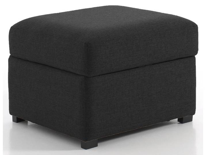 Pouf carré, Gris anthracite