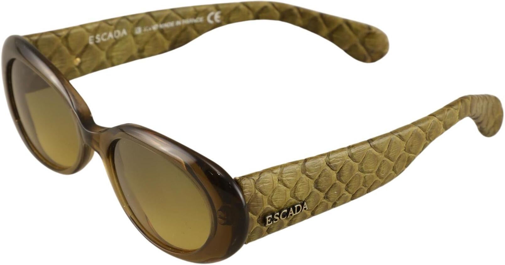 Escada Damen Sonnenbrille, Grün - Second Hand