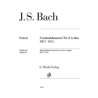 Johann Sebastian Bach - Cembalokonzert Nr. 4 A-dur BWV 1055 -