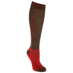 Covalliero Reitstrümpfe ThermoPro, coffee-chili, Sockengröße: 37-39