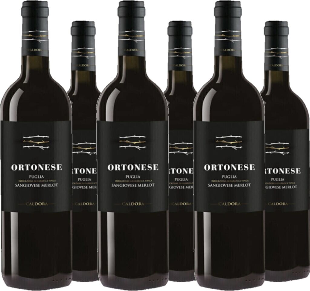 6er Vorteilspaket Sangiovese-Merlot IGT Ortonese 2024 Caldora