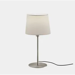 LEDS C4 Tischleuchte METRICA E27 60, ohne Schirm, Nickel Seidenmatt LEDS-10-4759-81-82
