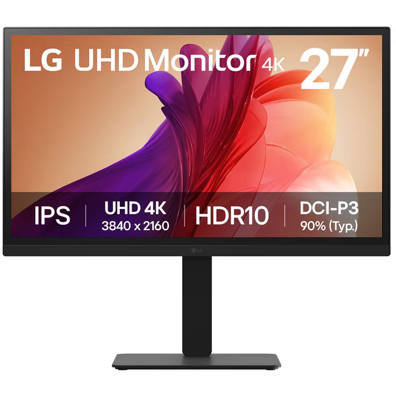 27" (68,58cm) LG Electronics Ultrafine 27BA45U-B schwarz 3840x2160 1xDisplayPort 1.4 / 2x HDMI 2.1