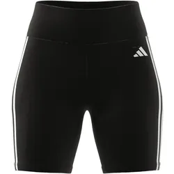 Adidas, Damen, Tights, TE 3 Stripes Short Tight (XS), Schwarz