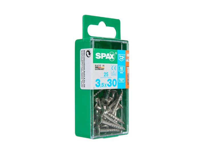 Spax Senkkopf-Holzschraube Torx 3.5 × 30 mm 25 Stück