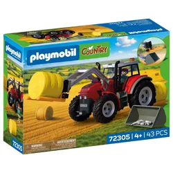 PLAYMOBIL 72305 - Country - Großer Traktor mit Heuballen