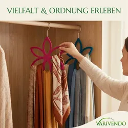 Schalbügel Kleiderbügel Tuchhalter Krawattenhalter Aufbewahrung zufällige Farbe