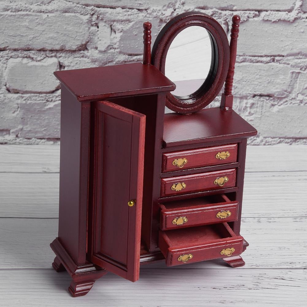 Gistuch Poppenhuis Miniatuur Woonkamer en Schminktafel Decoratie Accessoires 1:12