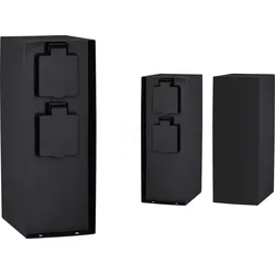 PLM 94657 - Outdoor Rio IP44 Steckdosensäule eckig
