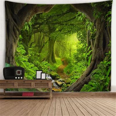 Inspired Living Open Window Scenery Wall Tapestry For Bedroom And Living Room Decor 2 200x170cm