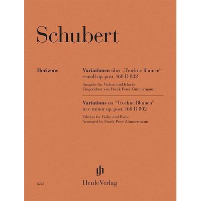 Franz Schubert - Variationen über „Trockne Blumen“ e-moll op. post. 160 D 802 -