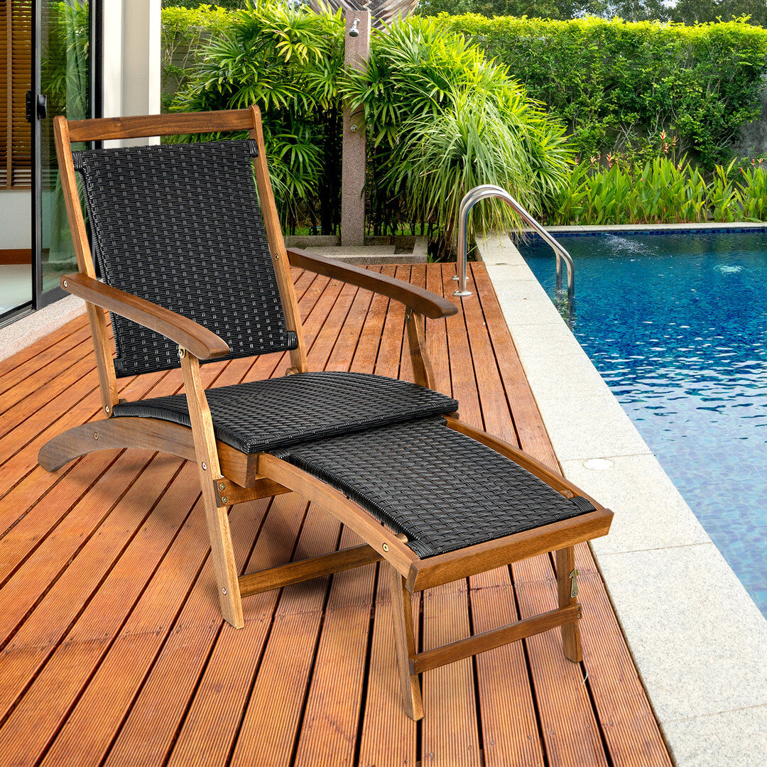 Marlow Home Co. Ashburton Outdoor Lounge Chair Brown