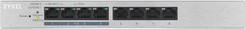 Zyxel Switch 8 Puertos Gs1200-8hpv2-Eu0101f Gigabit Poe Talla Única Unisex