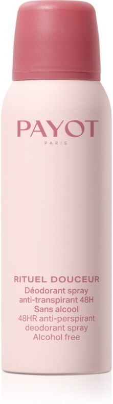 Payot Rituel Douceur 48HR Anti-Perspirant Deodorant Spray Alcohol Free déodorant anti-transpirant en spray sans alcool 125 ml