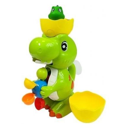 Lean Toys Badender Dinosaurier-Schleifer, der Wasser spritzt (5369)