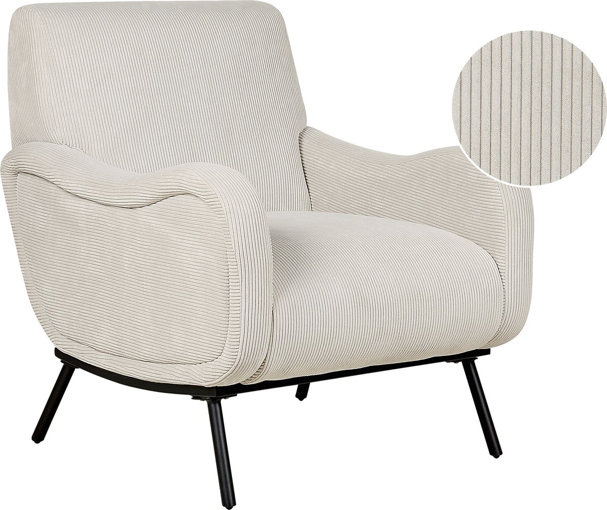 Beliani Retro Fauteuil voor Volwassenen
