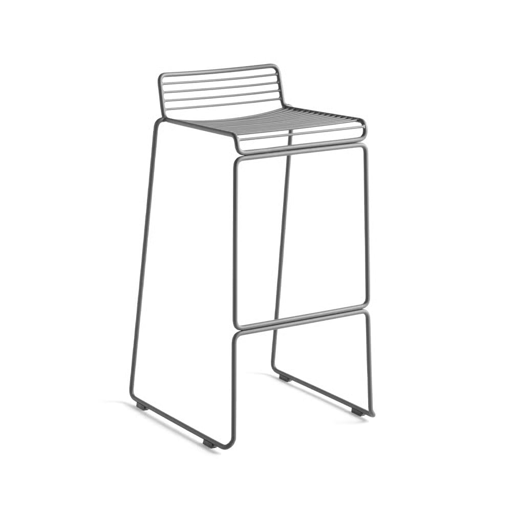HAY Hee High barkruk 75 cm Asphalt grey