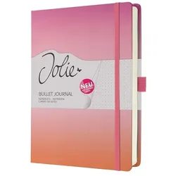 Sigel Notizbuch »JOLIE Bullet« Punktraster A5+ 200 Seiten pink/rosa/orange pink, 17x22 cm