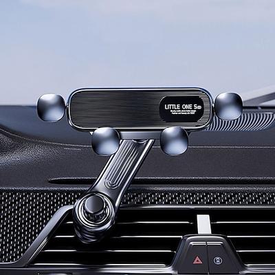drehbare Autotelefonhalterung Lüftungshalterung Schwerkraft einziehbar unsichtbarer Autoständer für Mobiltelefon GPS-Navigation sicher stabil verstellbares Autozubehör