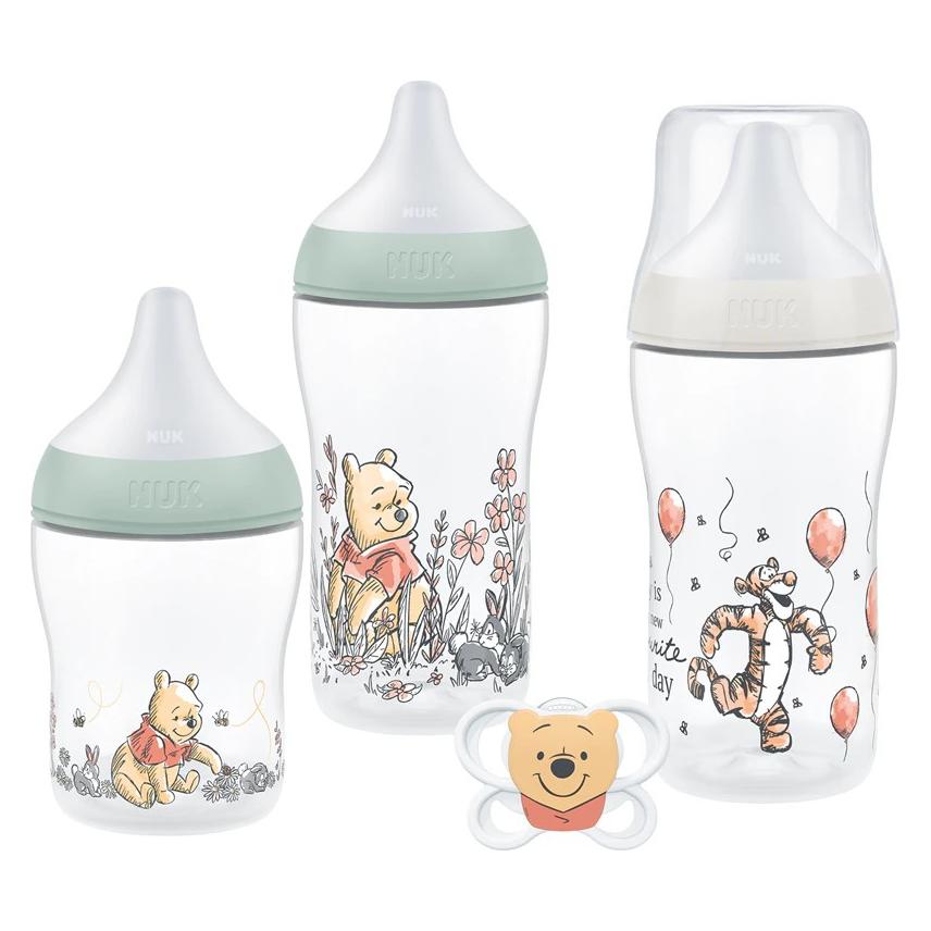 NUK Perfect Match Babyflaschen & Schnuller-Set Winnie Puuh (150 ml) (10225354)