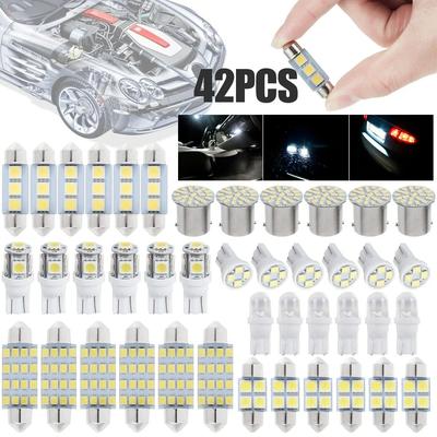 Uplift Essentials 42 Piece Xenon White LED Car Interior Lights Replacement Kit 42 Piece Xenon White LED Car Interior Lights Replacement Kit