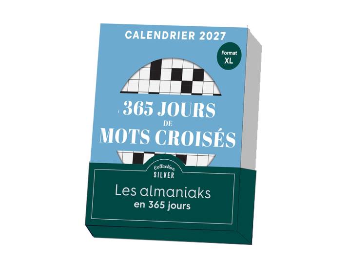 Almaniak Silver 365 jours de mots croisés 2027 (Etui)