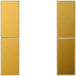 Jung LS502TSAGGO Tastensatz, F50, Metall mit echter Goldauflage, Serie LS, vergoldet LS 502 TSA GGO