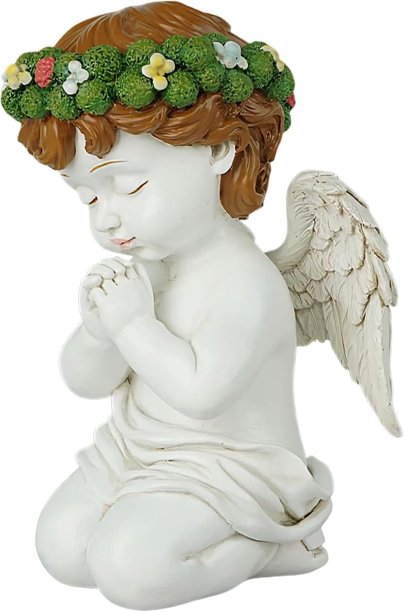 Engel Beeld Decoratief Figuur Antiek Weerbestendig Design Hoogte: 25 cm