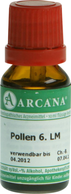 ARCANA Dr. Sewerin GmbH & Co.KG POLLEN LM 6 Dilution 10 ml 02603412